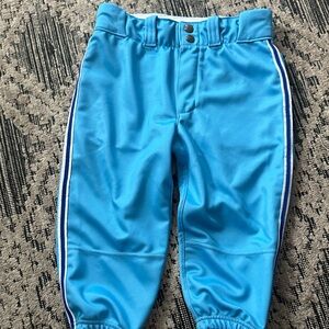 Vibrant Blue Kids Joggers with Stripes